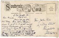 back of postcard