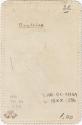 back of card