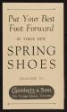 A fold-out advertising flier for Chambers and Sons Limited, stating "Put You Best Foot Forward …
