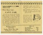 A fold-out advertising flier put out by the Robert Simpson Company Limited, titled "White's Ele…