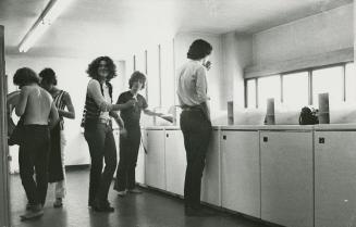 Laundromat and beer room