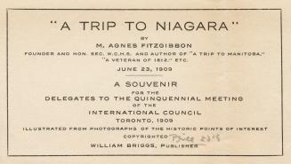 "A trip to Niagara" 
