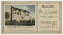 Advertising cards depicting a calendar for each card for January 1926, stating "Millwork of Mer…