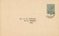 back of postcard