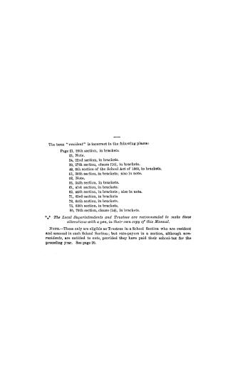School manual, the consolidated acts relating to common schools in Upper Canada, together with decisions of the superior courts, and the forms, genera(...)