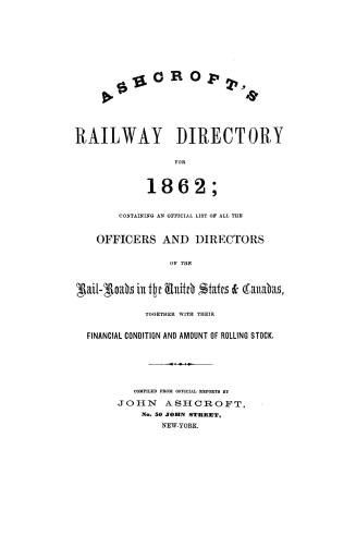 Ashcroft's railway directory for