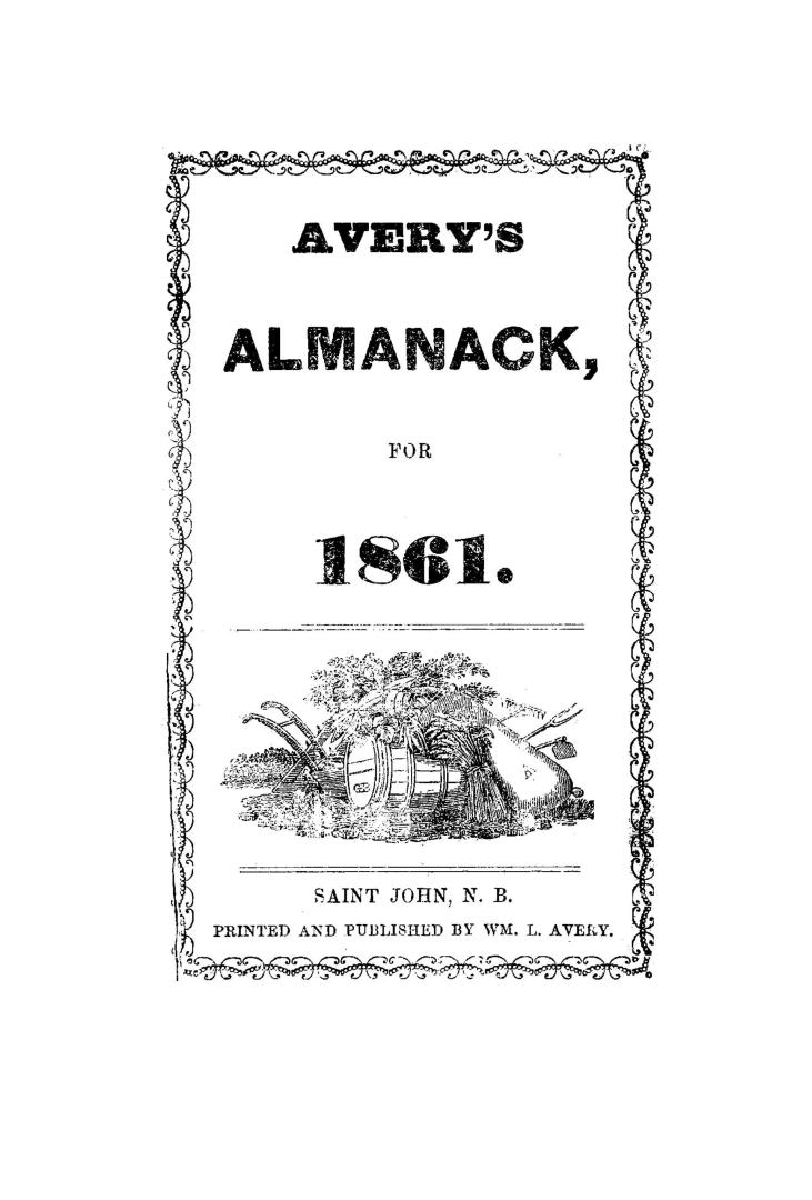 The Merchants' & farmers' almanack