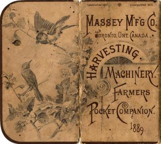 Farmers 1889 pocket companion Massey Mfg