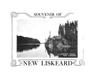 Photographic view album of New Liskeard, Ontario
