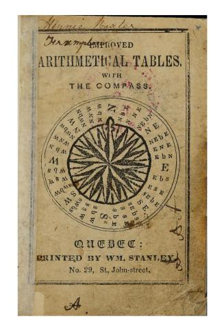 Improved arithmetical tables, with the compass