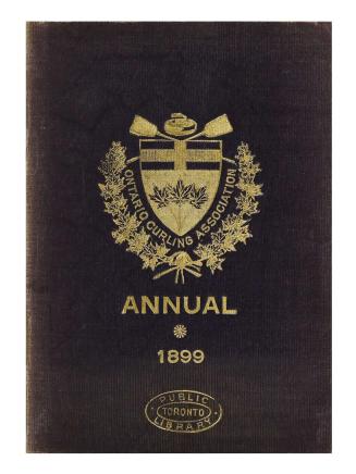 Annual of the Ontario Curling Association (1898-1899)