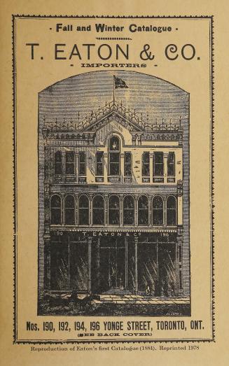 Eaton's fall and winter catalogue