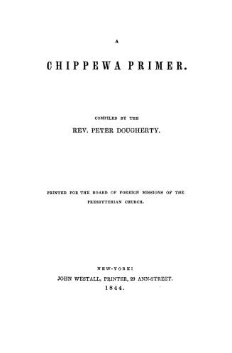 A Chippewa primer