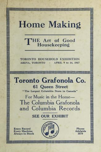 Home making: the art of good housekeeping / Toronto Household Exhibition