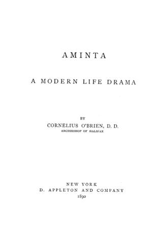 Aminta: a modern life drama