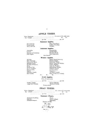 Abridged catalogue of the Toronto Nurseries, George Leslie & Son, Proprietors