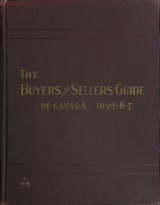 The shipping manufacturers' list: a buyers' and sellers' guide to the manufacturers and products of Canada