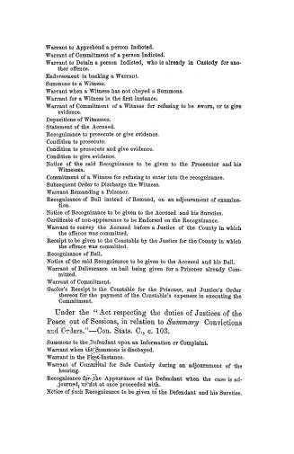 Magistrate's hand-book, observations upon the duties of magistrates, comp