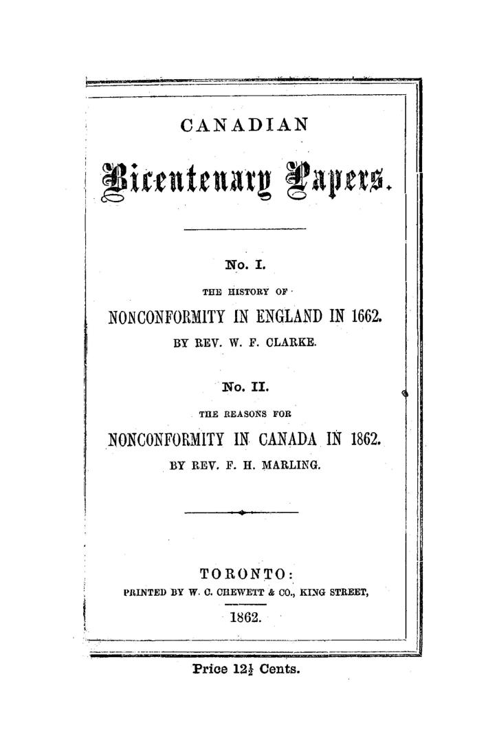 Canadian bicentenary papers, no