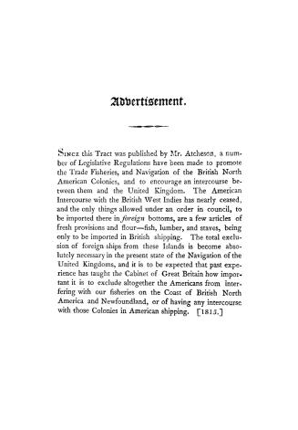 American encroachments on British rights, or, Observations on the importance of the British North American colonies and on the late treaties with the (...)
