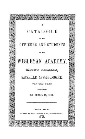 A catalogue of the officers and students