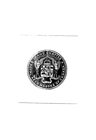 Constitution of the Grand Chapter of Royal Arch Masons of Canada