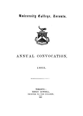 Annual convocation
