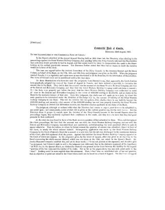 <Circular> to the shareholders of the Commercial bank of Canada