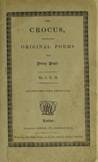 The crocus, containing original poems for young people