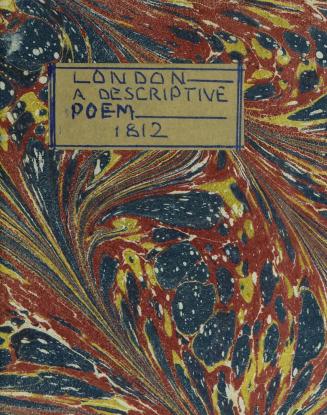 London : a descriptive poemSecond edition, corrected