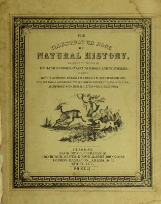 The illustrated book of natural history : adapted to the use of English schools, infant schools, and nurseries : in which above four hundred animals are exhibited in their comparative size, and arranged according to the LinnÃ¦an system of classification, accompanied with suitable letter-press description