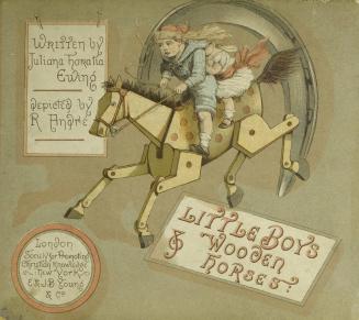 Little boys & wooden horses