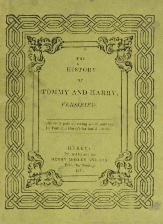 The history of Tommy and Harry versified