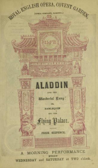 Aladdin and the wonderful lamp, or, Harlequin and the flying palace : a pantomime
