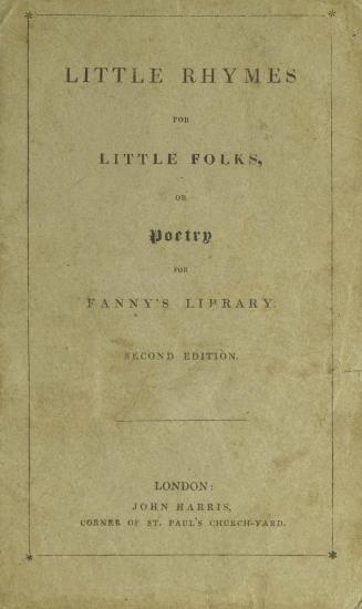 Little rhymes for little folks, or, A present for Fanny's library