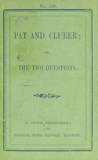 Pat and Clurer, or, The two questions