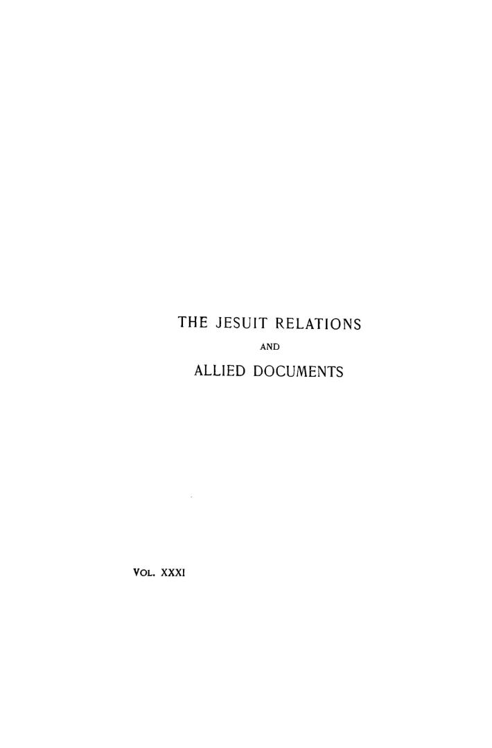 The Jesuit relations and allied document