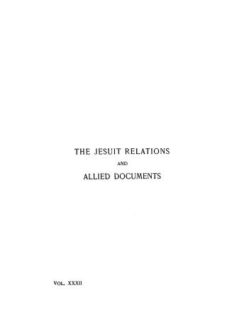 The Jesuit relations and allied document