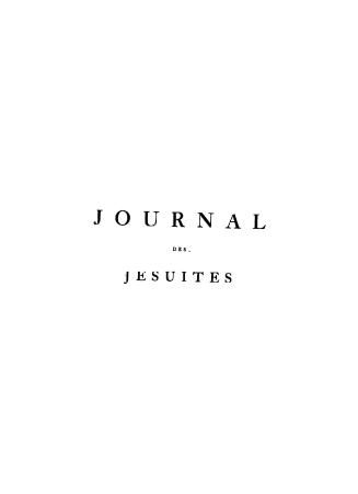 Le journal des Jésuites publié d'après le manuscrit original conservé aux archives du Séminaire de Québec