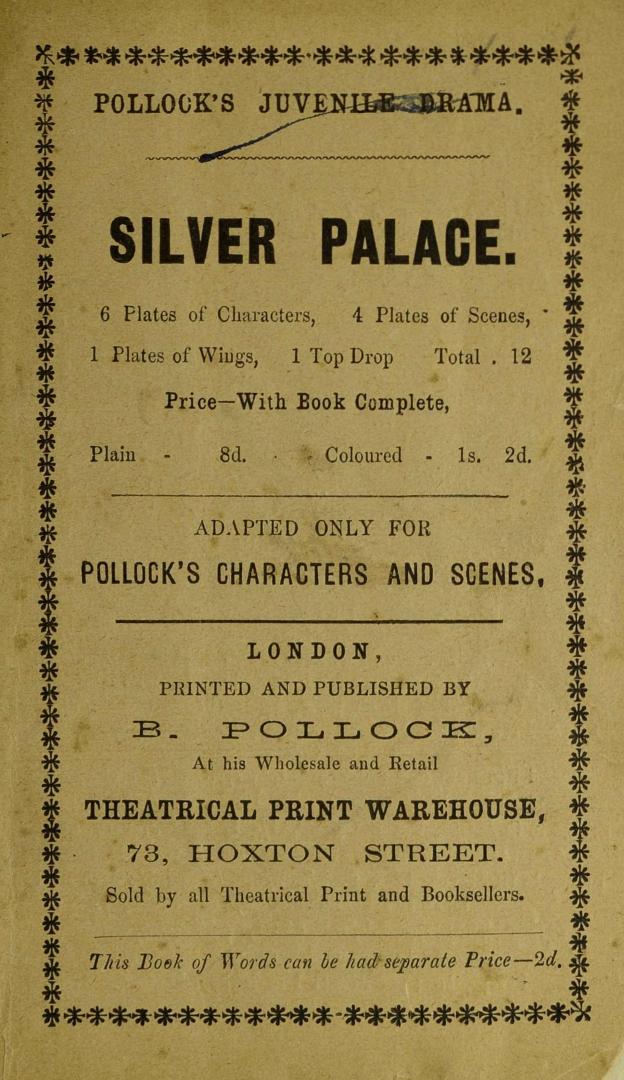 The silver palace, and the golden poppy : a water pageant