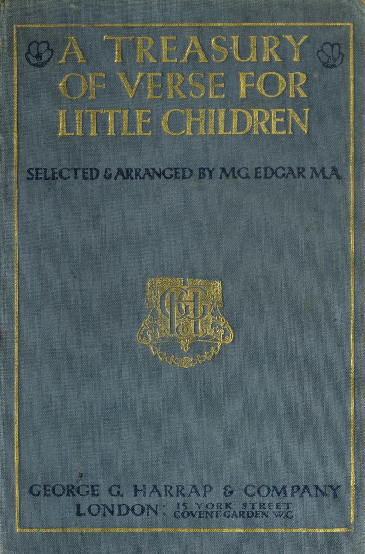A treasury of verse for little children