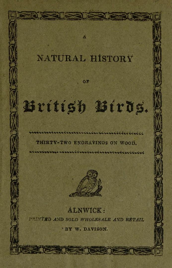 A natural history of British birds.