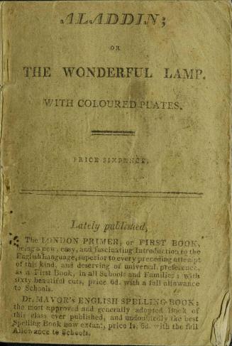 Aladdin, or, The wonderful lamp : a tale for the nursery : with three copper-plates