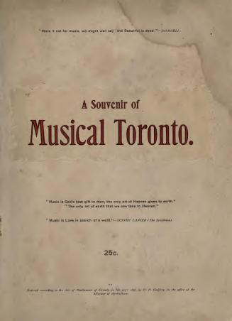 A Souvenir of musical Toronto