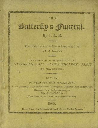 The butterfly's funeral : a sequel to The butterfly's ball and grasshopper's feast