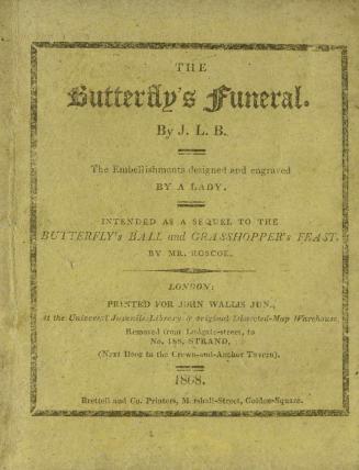 The butterfly's funeral : a sequel to The butterfly's ball and grasshopper's feast