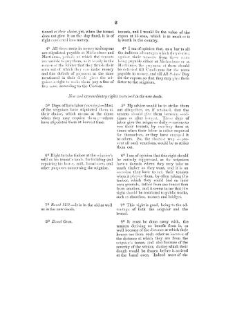 Copy of a document relating to the seigniorial tenure, found in the records of the Marine Office, in Paris