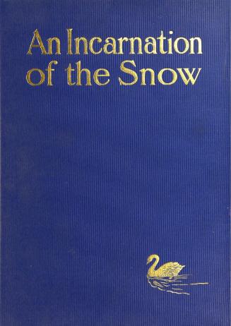Blue book cover with title in gold. In the bottom right corner is a small golden swan.