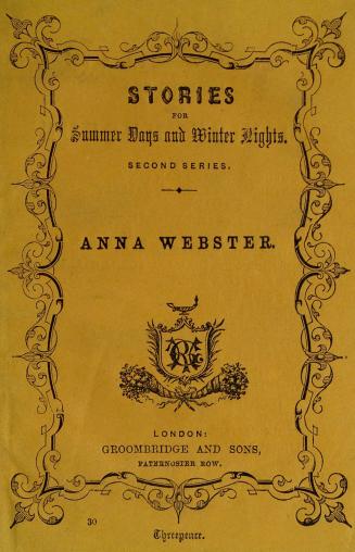 Anna Webster : a tale of gentleman's service