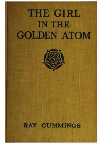 Book cover: Yellow cloth with a blooming rose in the middle.